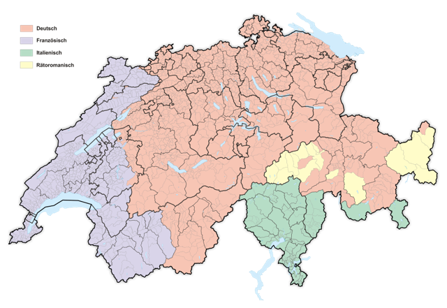 Schweiz Landessprachen